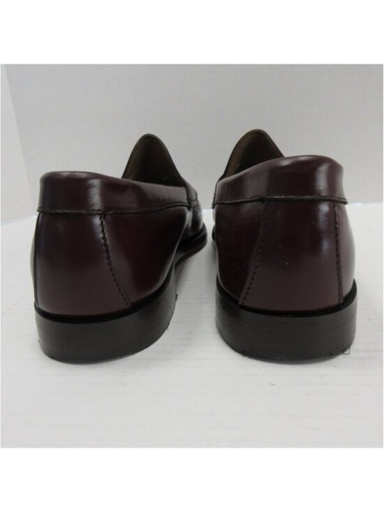 GH Bass Weejuns Shoes 11 D Red Penny Loafer Leather Slip On NEW main image 5